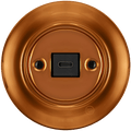 PORCELAIN WALL SOCKET BRONZE USB - C - DYKE & DEAN