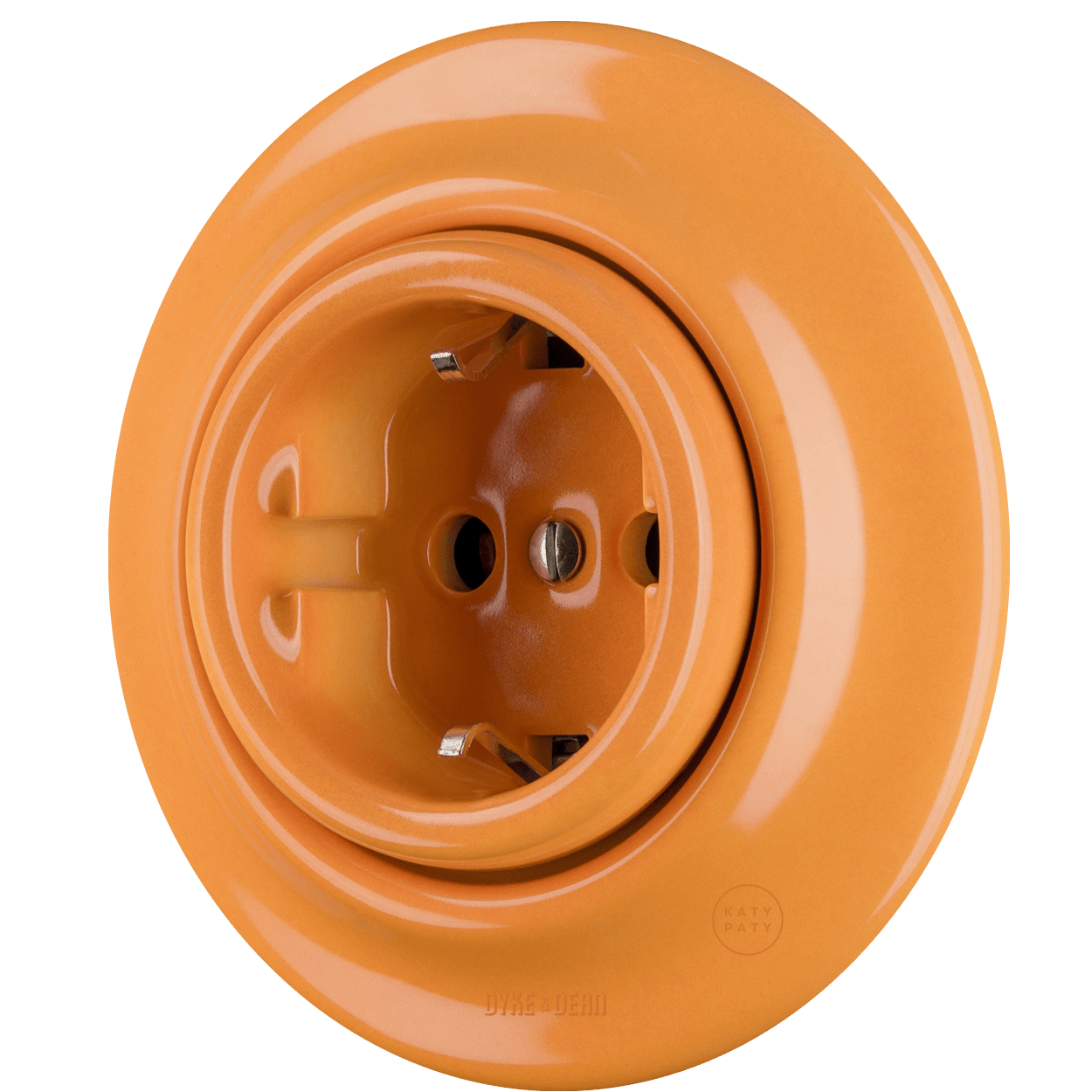 PORCELAIN WALL SOCKET CARROT SCHUKO - DYKE & DEAN