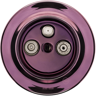 PORCELAIN WALL SOCKET PURPLE TV ANTENNA - DYKE & DEAN