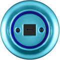 PORCELAIN WALL SOCKET SKY BLUE USB - C - DYKE & DEAN