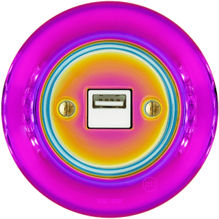 PORCELAIN WALL USB CHARGER SOCKET VIOLEDO - DYKE & DEAN