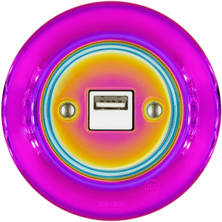 PORCELAIN WALL USB CHARGER SOCKET VIOLEDO - DYKE & DEAN