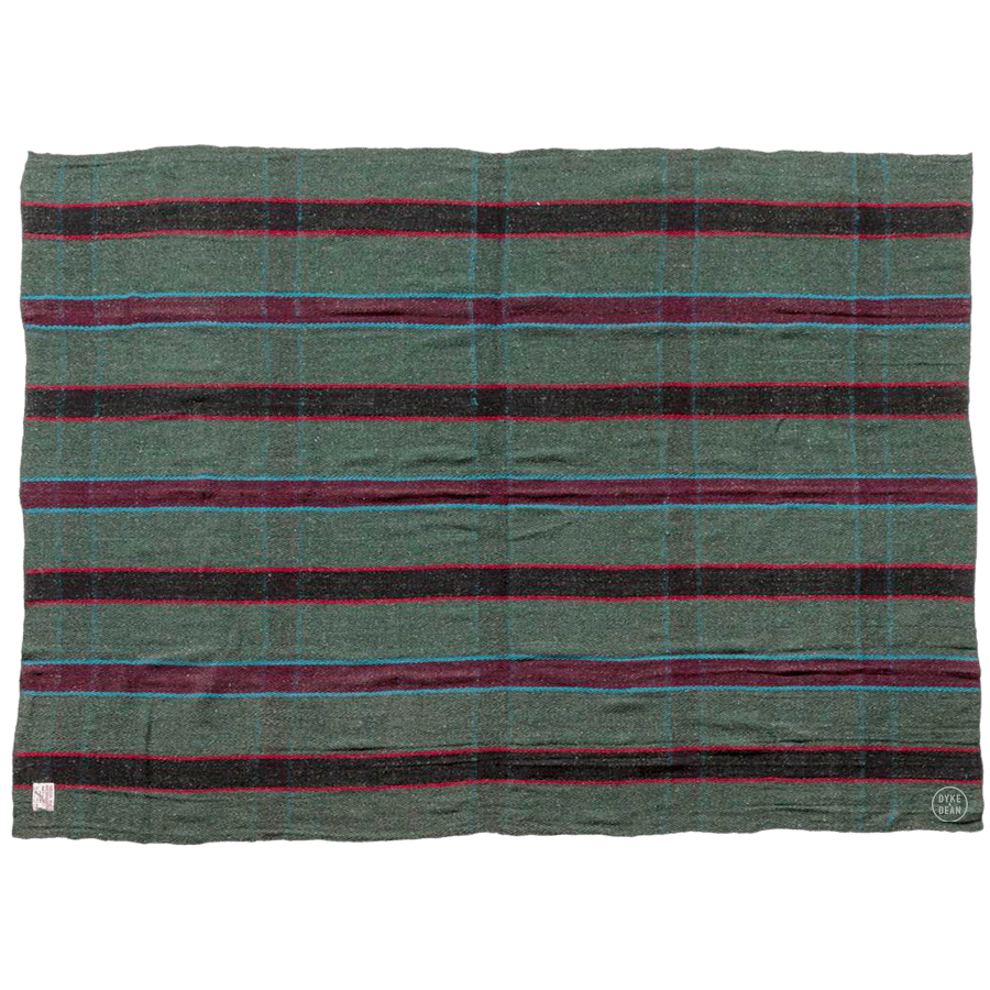 RECYCLED BLANKET GREEN - DYKE & DEAN