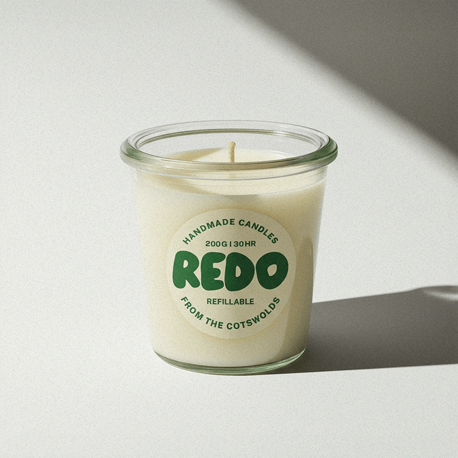 REDO GLASS SPICED APPLE CANDLE - DYKE & DEAN