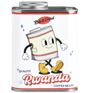 RIDE & GRIND RWANDA COFFEE BEANS TIN - DYKE & DEAN