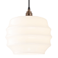 RIPPLE OPALINE PENDANT SHADE MEDIUM - DYKE & DEAN