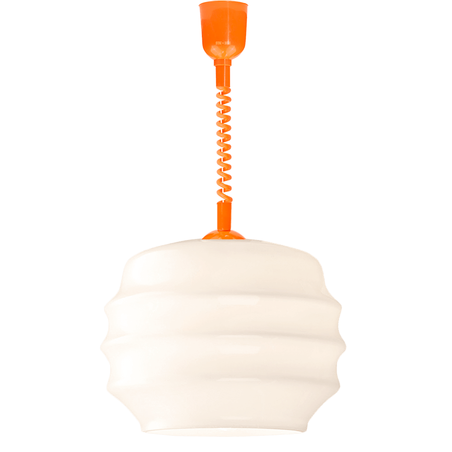 RIPPLE OPALINE RETRACTABLE CORD LIGHT LARGE - DYKE & DEAN