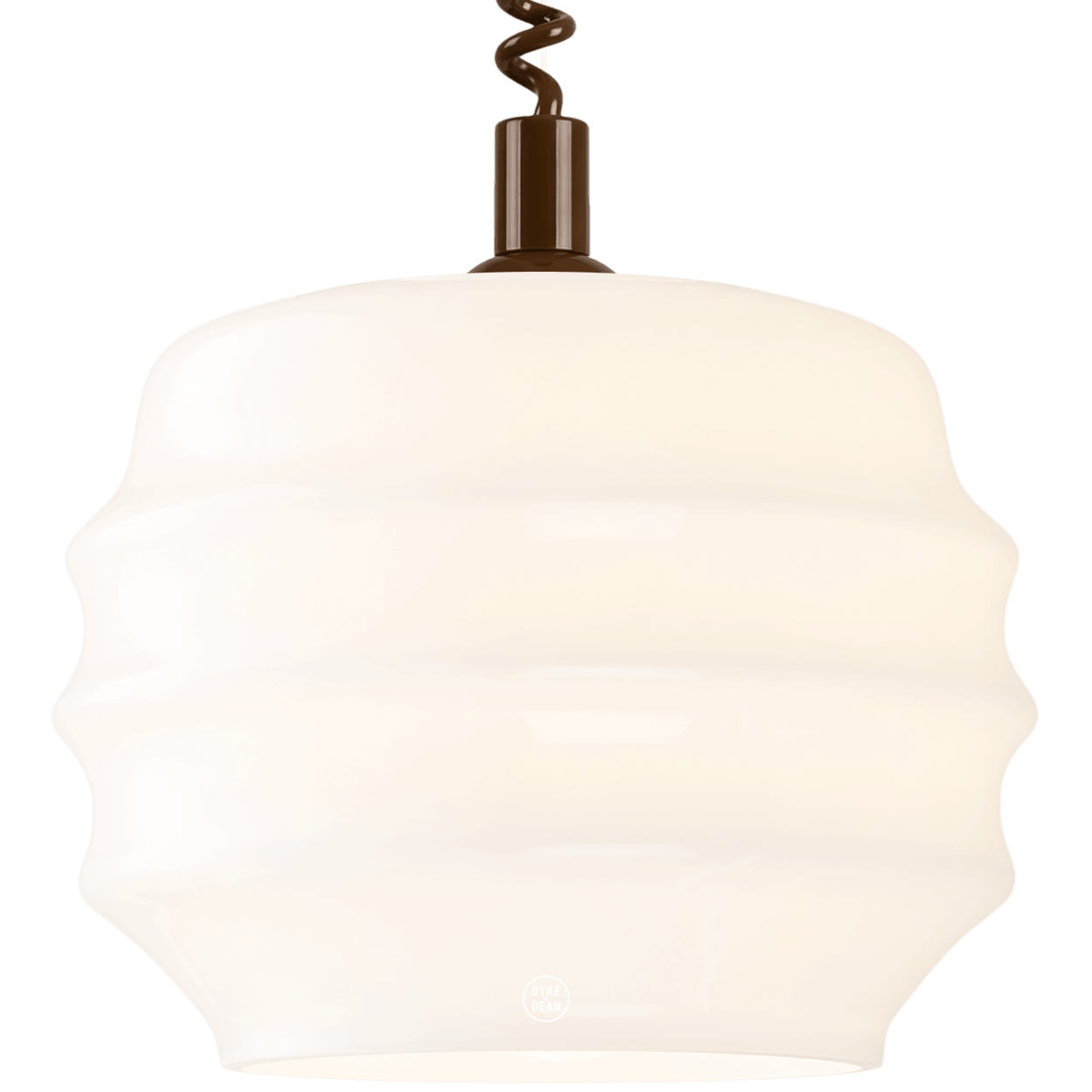 RIPPLE OPALINE RETRACTABLE CORD LIGHT LARGE - DYKE & DEAN