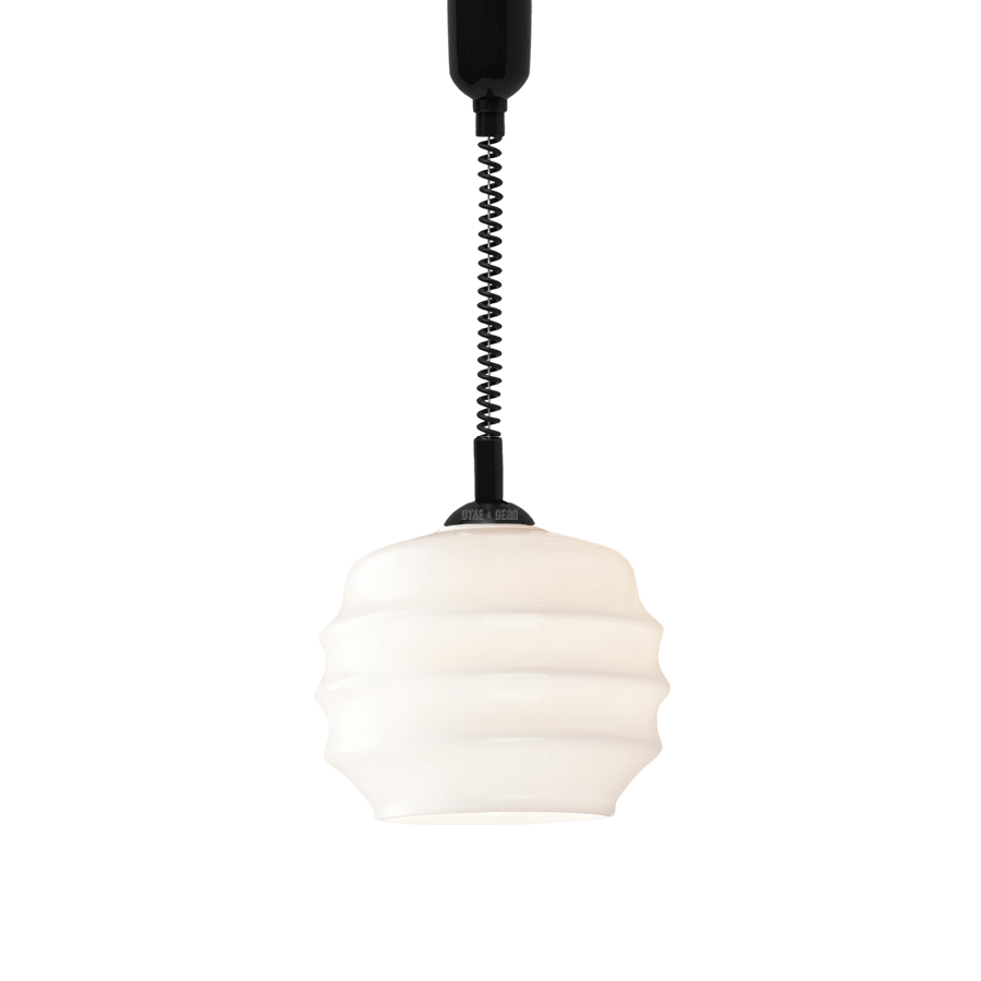 RIPPLE OPALINE RETRACTABLE CORD LIGHT MEDIUM - DYKE & DEAN