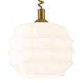 RIPPLE OPALINE RETRACTABLE CORD LIGHT MEDIUM - DYKE & DEAN