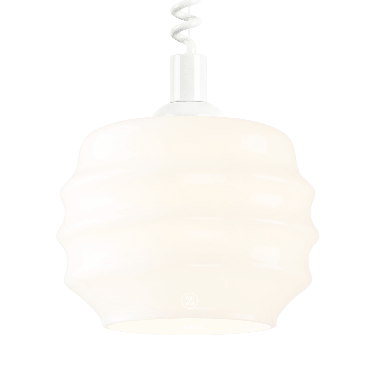 RIPPLE OPALINE RETRACTABLE CORD LIGHT SMALL - DYKE & DEAN