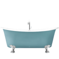 ROMARIN ENAMEL CAST IRON BATHTUB WITH FEET COLOUR - DYKE & DEAN