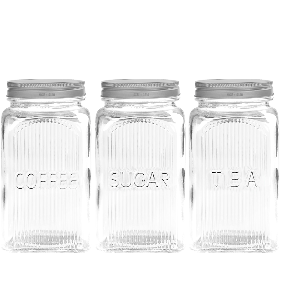 SCREW TOP STORAGE JAR - DYKE & DEAN