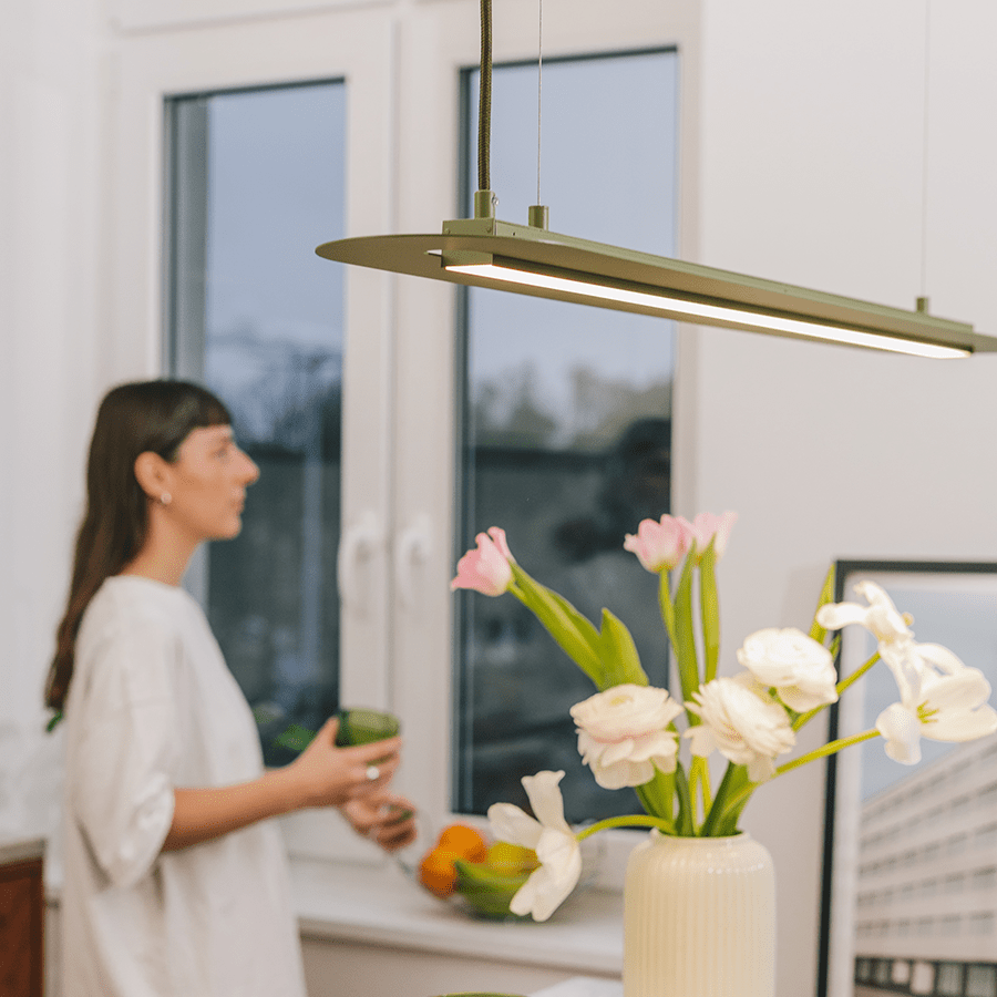 SENKEI PENDANT STRIP BEAM SUSPENSION LIGHT A - DYKE & DEAN