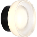 SIGNAL SCONCE WALL LIGHT RIBBED GLASS - DYKE & DEAN