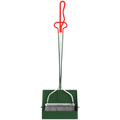 SMILEY DUST BROOM SET LONG HANDLE GREEN - DYKE & DEAN