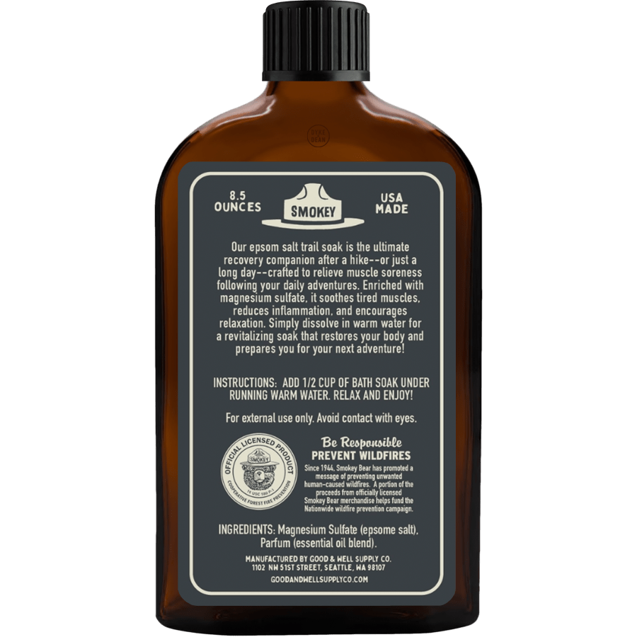 SMOKEY BEAR TRAIL BATH SOAK CITRUS & PEPPER - DYKE & DEAN