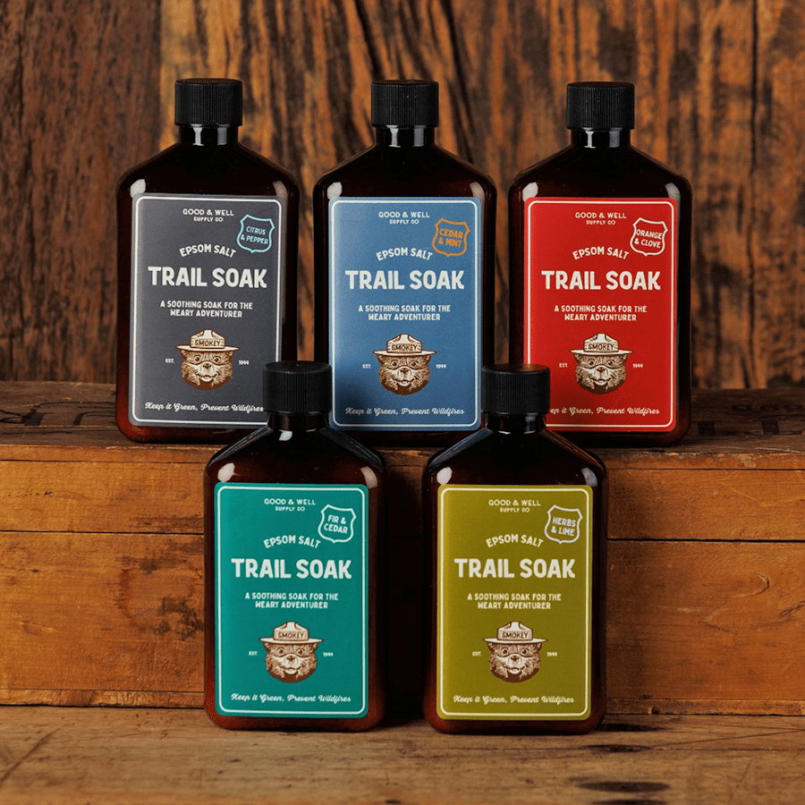 SMOKEY BEAR TRAIL BATH SOAK ORANGE & CLOVE - DYKE & DEAN