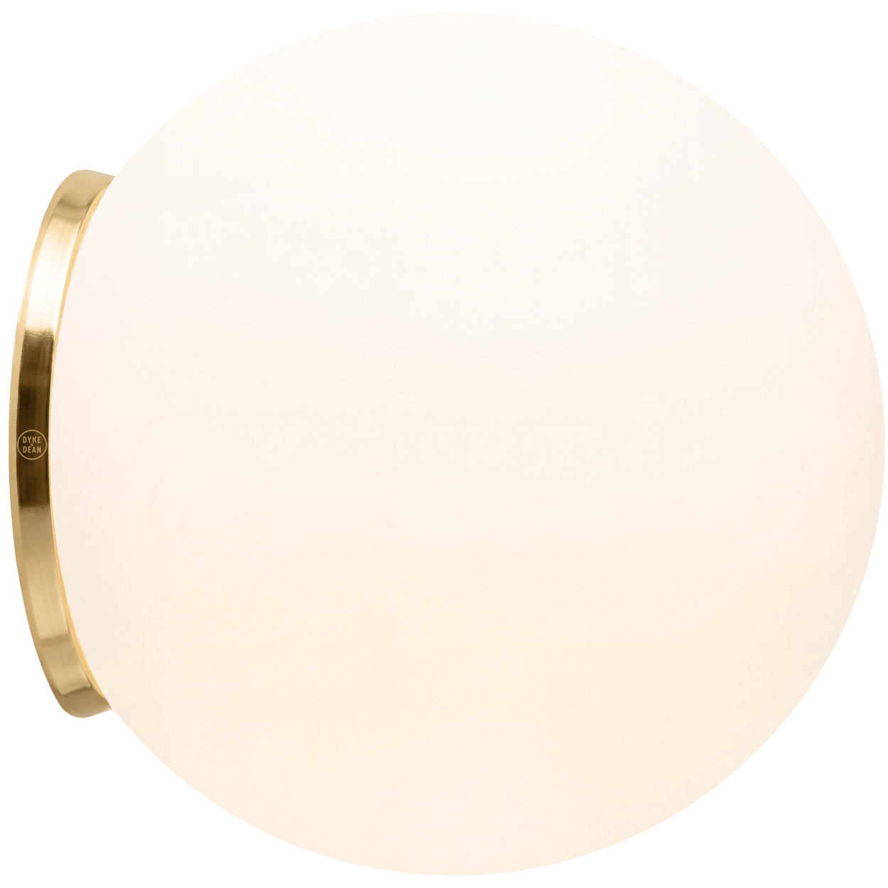SPHERE LAMP BRASS BASE 300mm - DYKE & DEAN