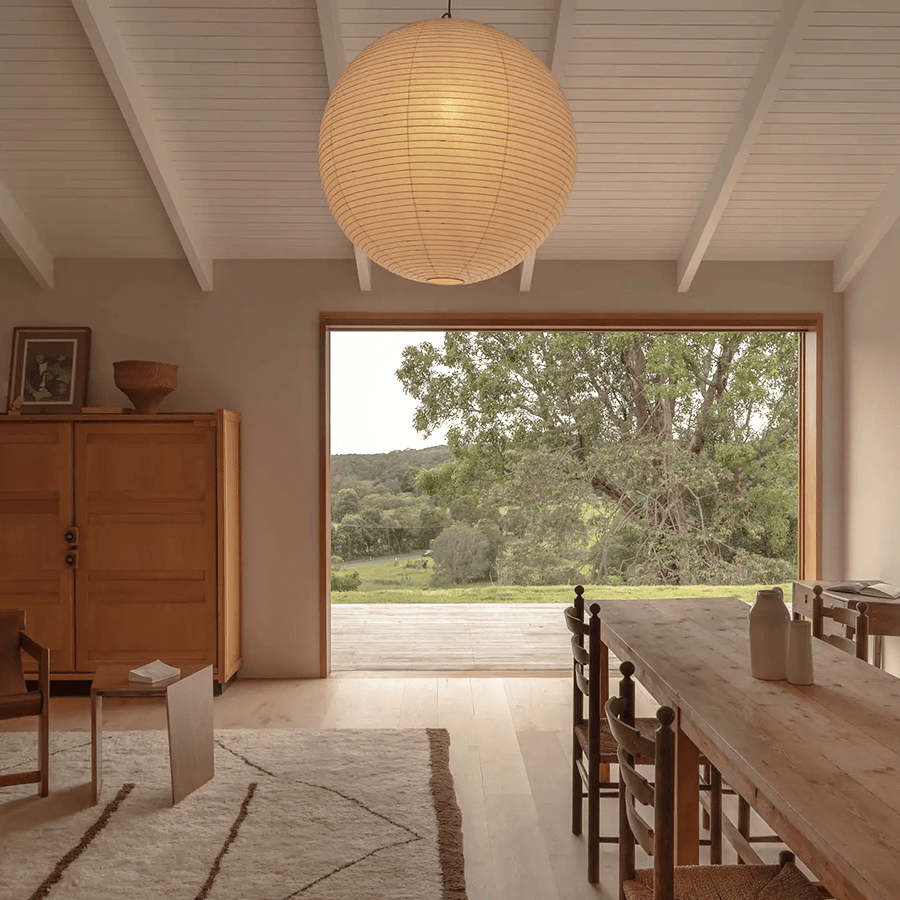 SPHERE LINEN LIGHT SHADE 50CM - DYKE & DEAN