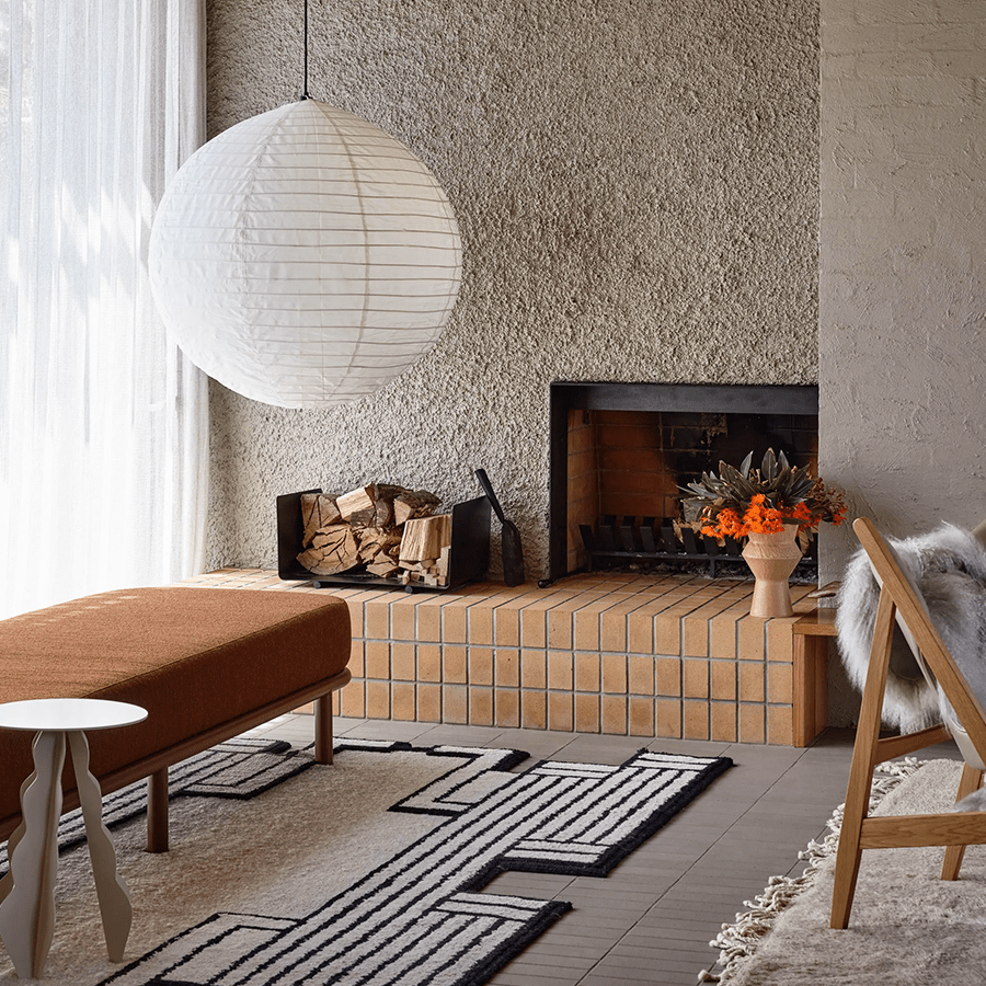 SPHERE LINEN LIGHT SHADE 50CM - DYKE & DEAN