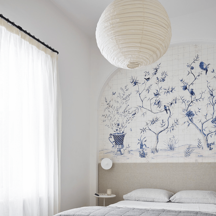 SPHERE LINEN LIGHT SHADE 70CM - DYKE & DEAN