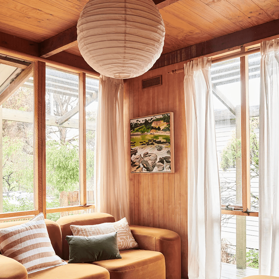 SPHERE LINEN LIGHT SHADE 80CM - DYKE & DEAN