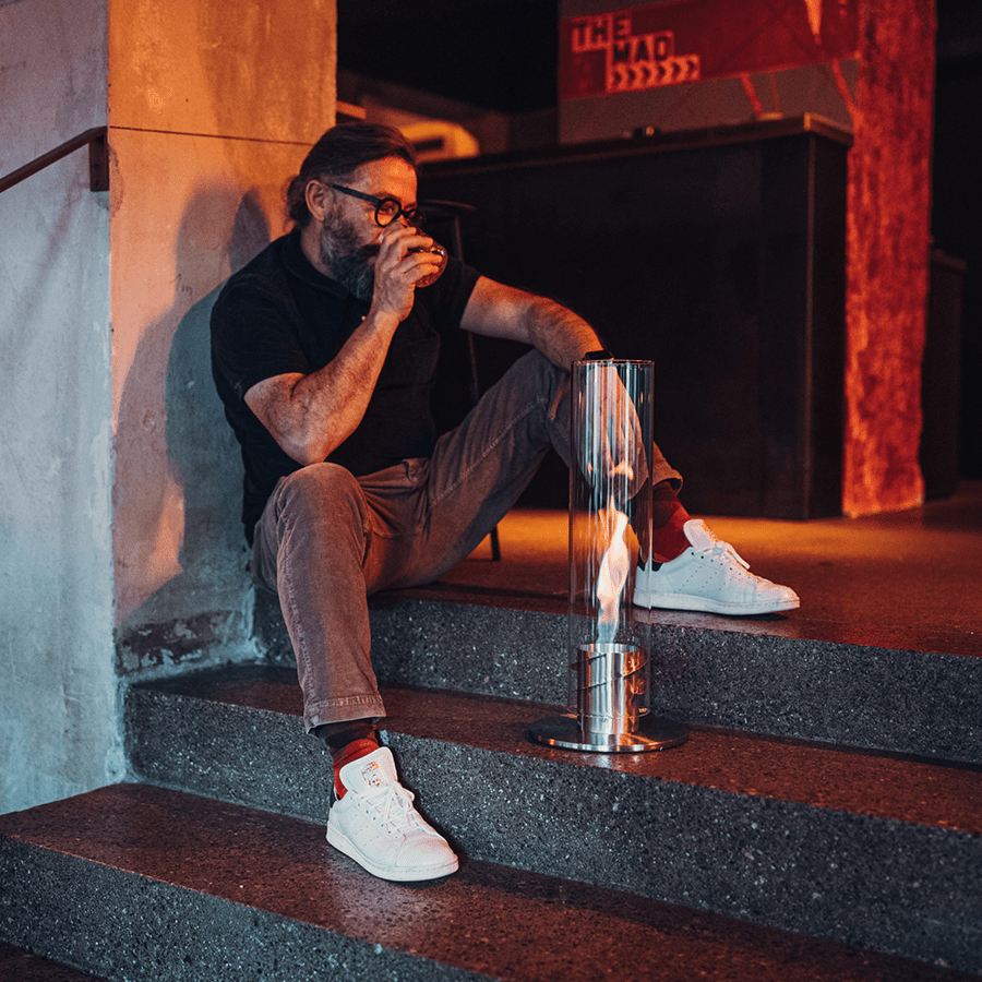 SPIN 90 TABLE FIRE TUBES GOLD SPIN TUBE - DYKE & DEAN