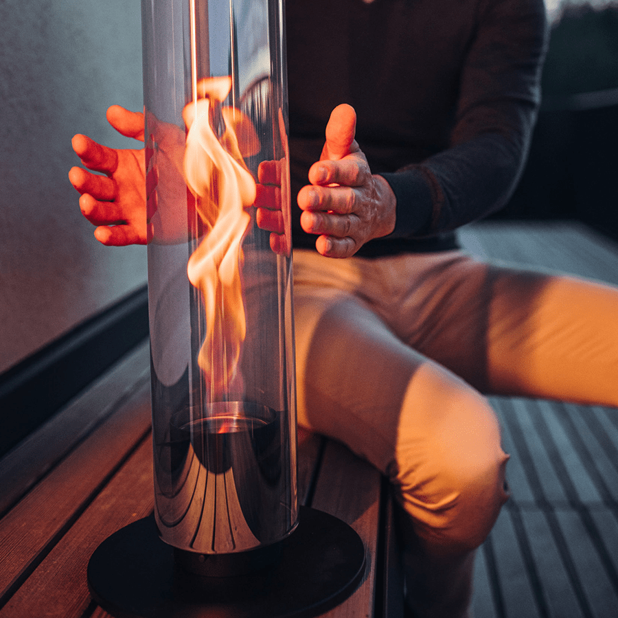 SPIN 90 TABLE FIRE TUBES GOLD SPIN TUBE - DYKE & DEAN