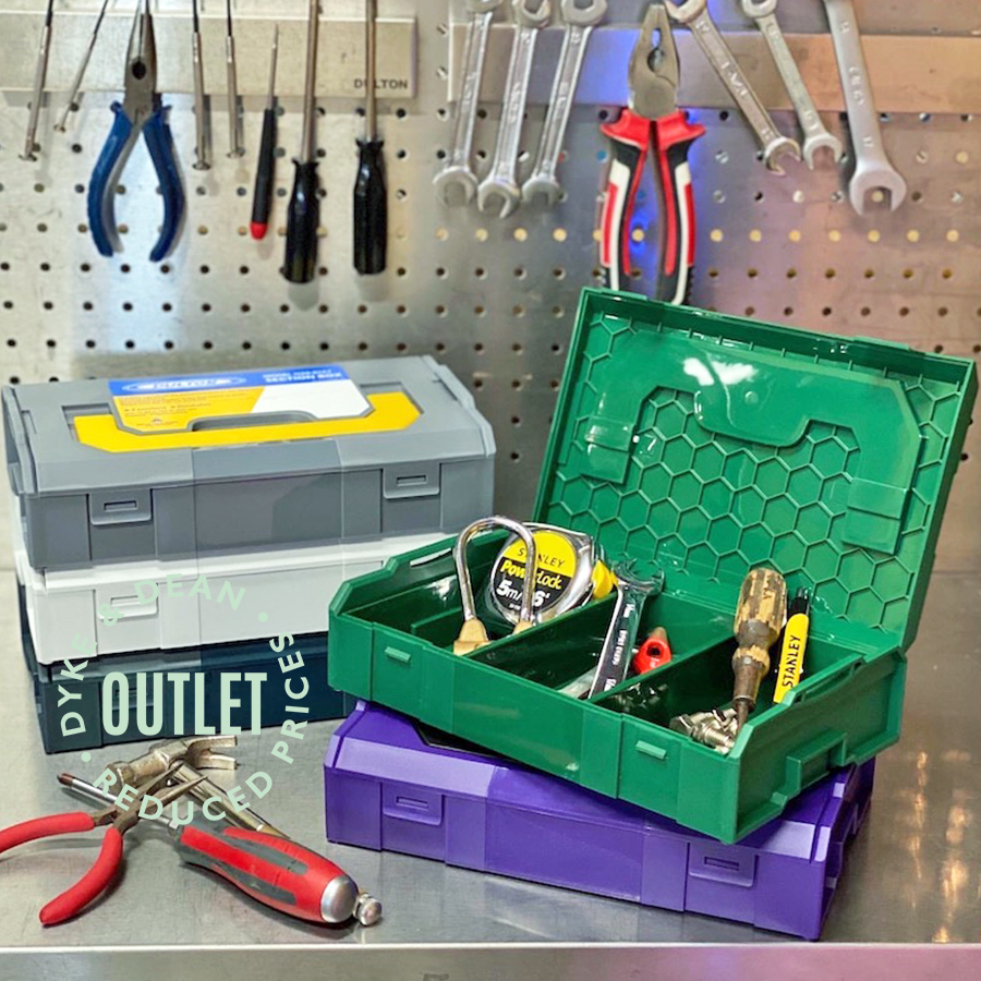 STACKING STORAGE CARRY BOX PURPLE OUTLET - DYKE & DEAN