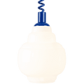 STEPPED OPALINE RETRACTABLE CORD LIGHT - DYKE & DEAN