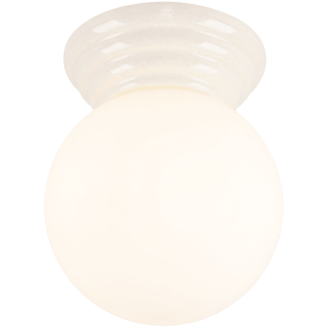 STONE CERAMIC SCONCE WATERPROOF OPAL GLOBE CEILING LIGHT - DYKE & DEAN