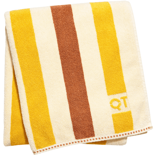 STRIPE BATH SHEET TOWEL CANYON - DYKE & DEAN