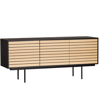 STRIPE BLACK SIDEBOARD OAK - DYKE & DEAN