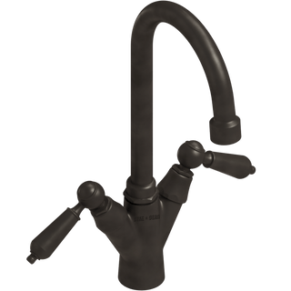 TALL SINK MIXER METAL LEVER TAPS - DYKE & DEAN