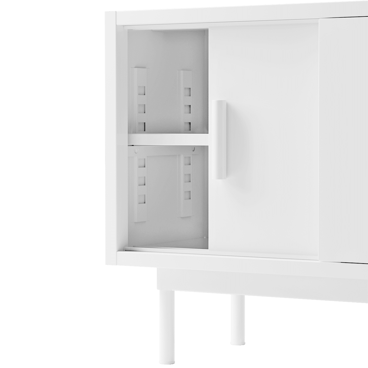 TOLIX 3 DOOR SLIDING CABINET - DYKE & DEAN