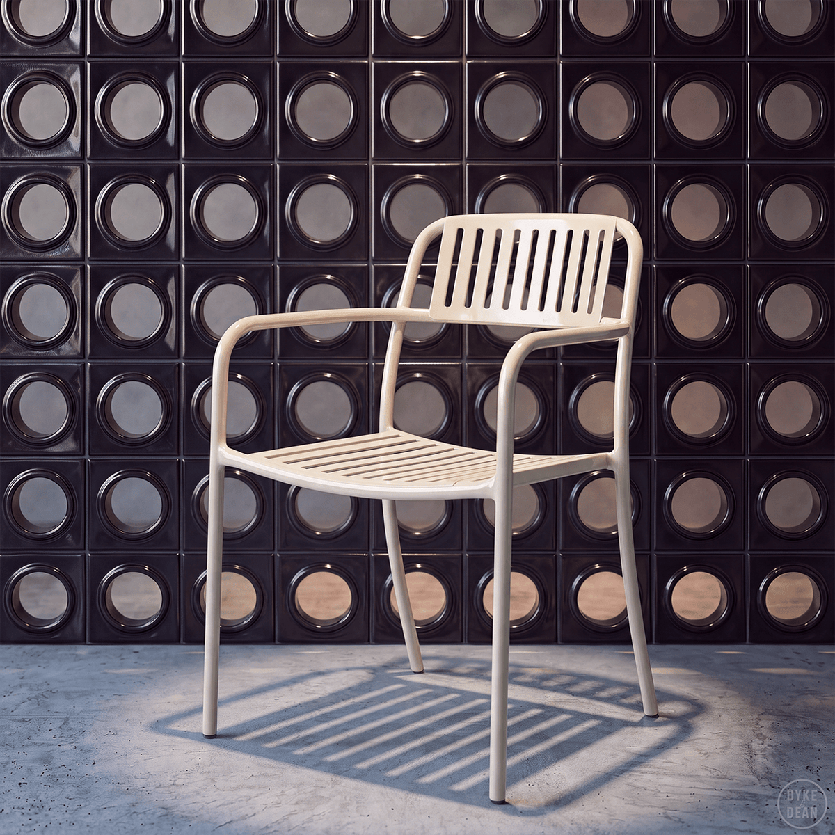 TOLIX PATIO ARMCHAIR - DYKE & DEAN