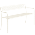 TOLIX PATIO BENCH WITH BACKREST - DYKE & DEAN