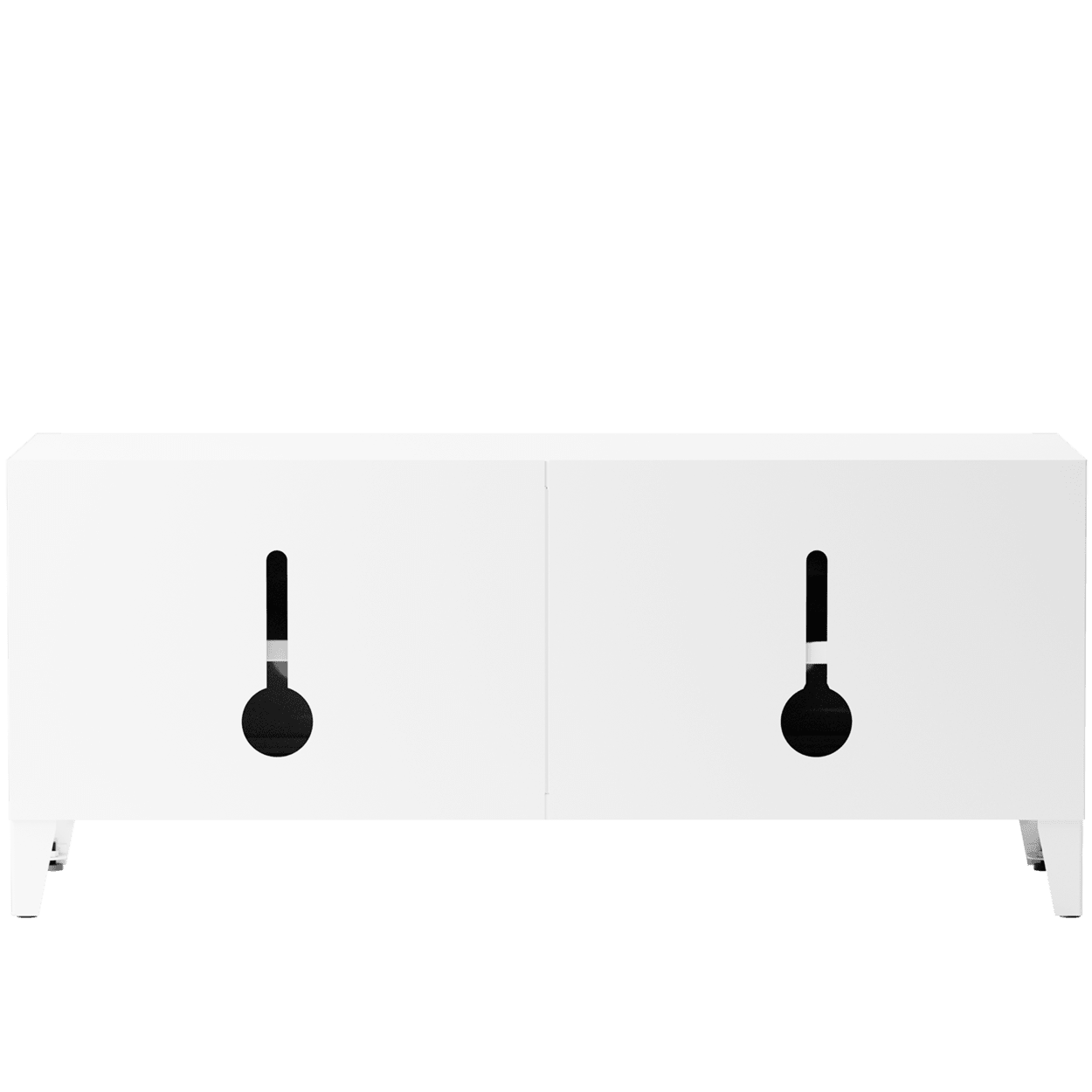TOLIX TV STAND 120 RED WINE - DYKE & DEAN