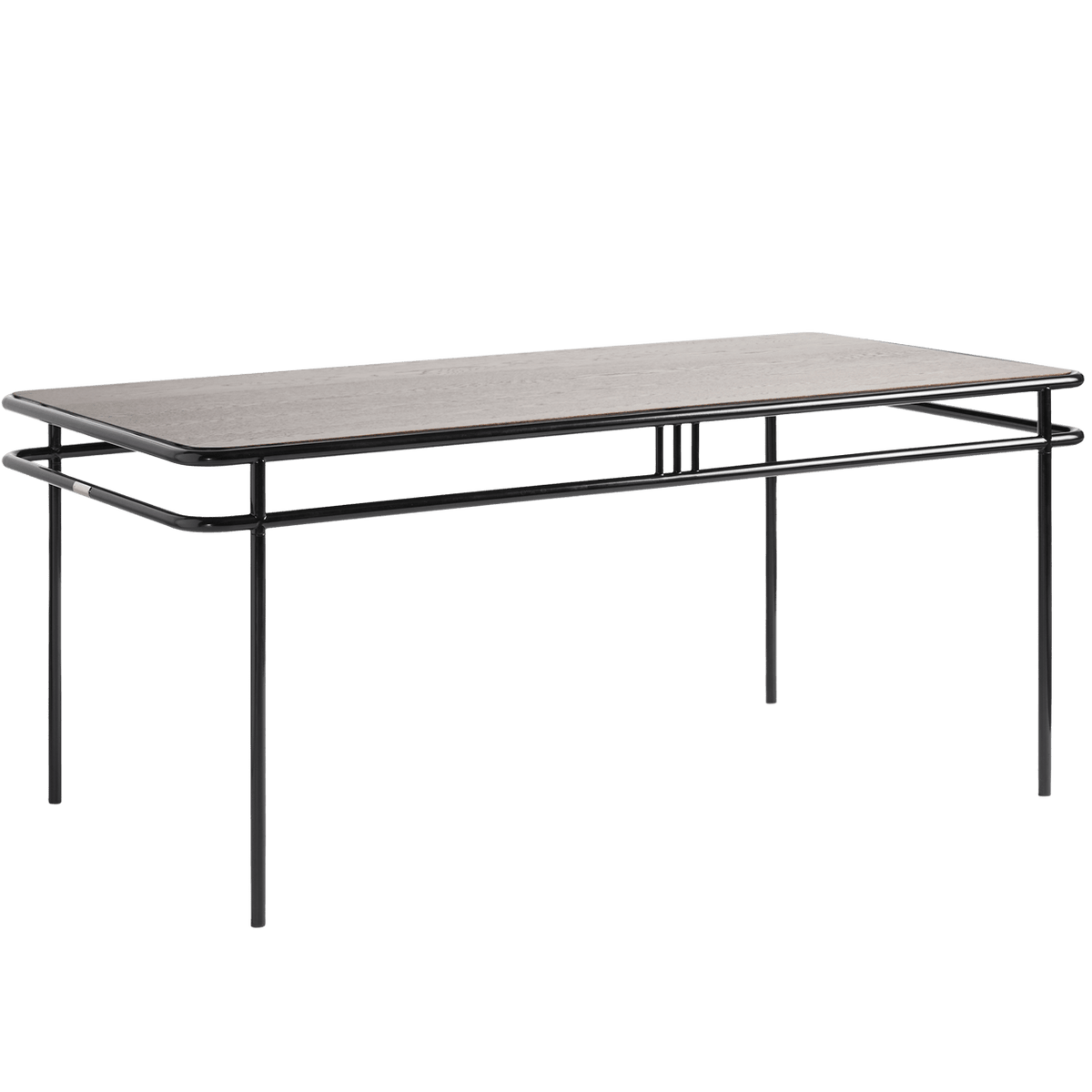 TOLIX UD OAK TOP TABLE WITH WALNUT STAIN 180x90 - DYKE & DEAN