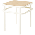 TOLIX UD SIDE TABLE NATURAL OAK TOP - DYKE & DEAN