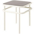 TOLIX UD SIDE TABLE WALNUT STAINED OAK TOP - DYKE & DEAN