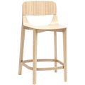 TON LEAF STOOL WITH BACKREST LOW - DYKE & DEAN