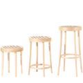 TON LOW BARSTOOL 822 UPHOLSTERED - DYKE & DEAN