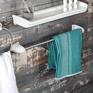 TRADITIONAL PORCELAIN TOWEL BAR SET - DYKE & DEAN