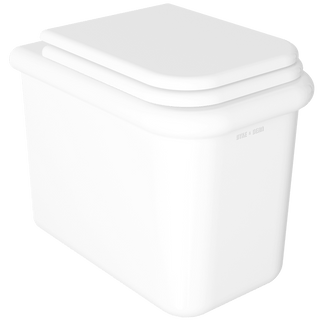 TRUE LITE CERAMIC FLOOR TOILET WHITE - DYKE & DEAN