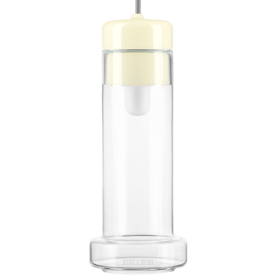 TUBA PORCELAIN CRYSTAL GLASS LIGHT PENDANTS - DYKE & DEAN