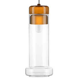 TUBA PORCELAIN CRYSTAL GLASS LIGHT PENDANTS - DYKE & DEAN