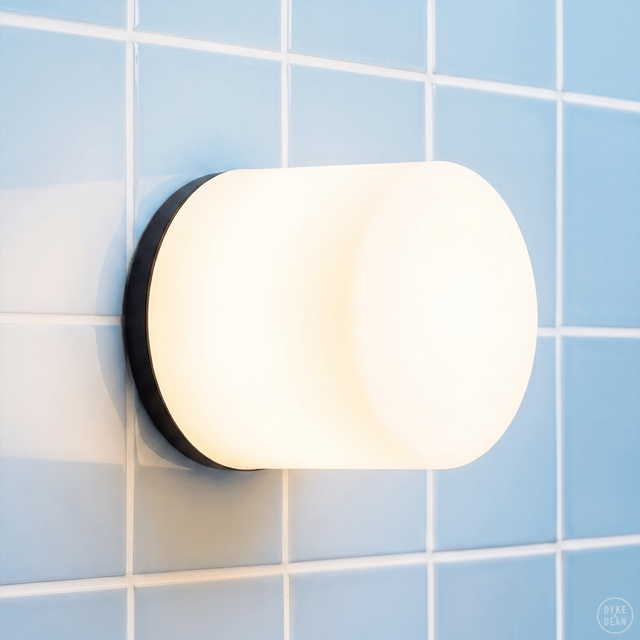 TUBE LAMP BLACK BASE LARGE - DYKE & DEAN