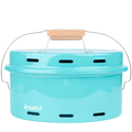 TURQUOISE ENAMEL BARBEQUE - DYKE & DEAN